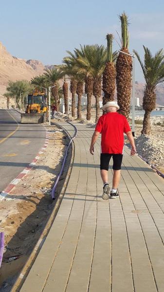 Прогулочные дорожки на Мертвом море